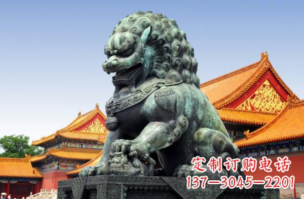 合肥贵族气派,古典青铜狮子雕塑