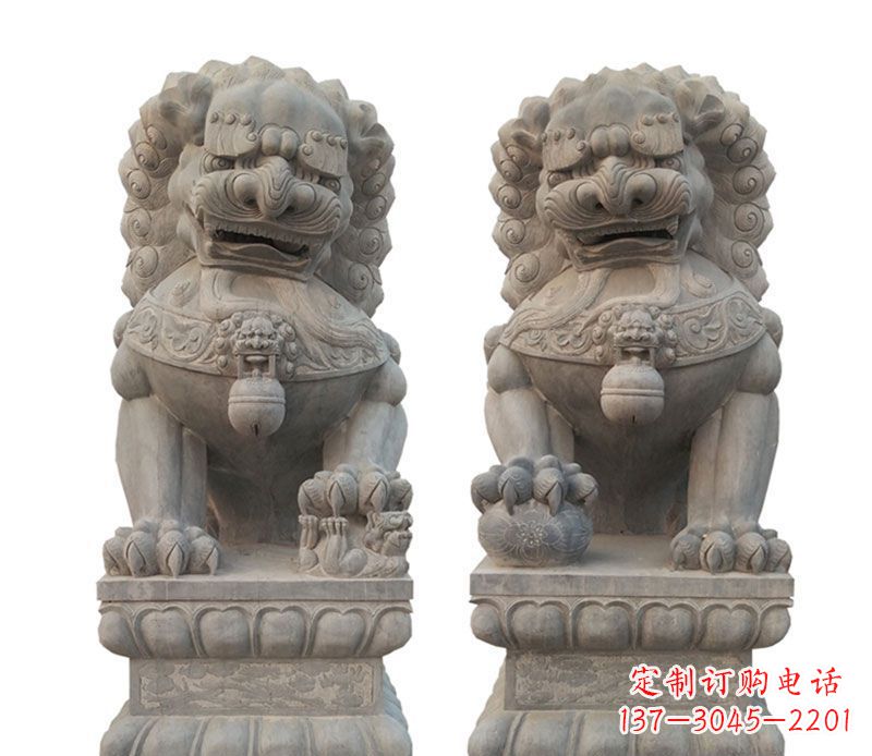 合肥精美狮子石雕,让您的家居更加完美