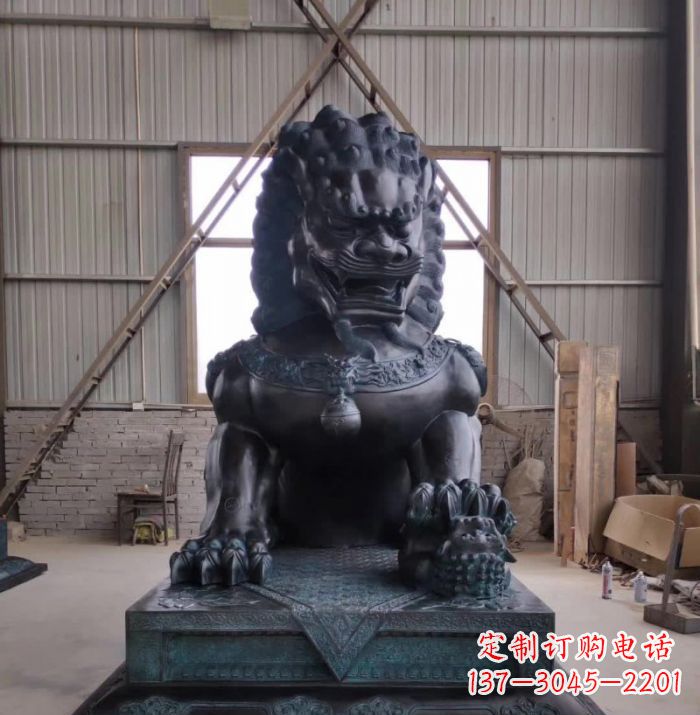 合肥中领雕塑狮子铜雕塑,壮丽展现王者之气!