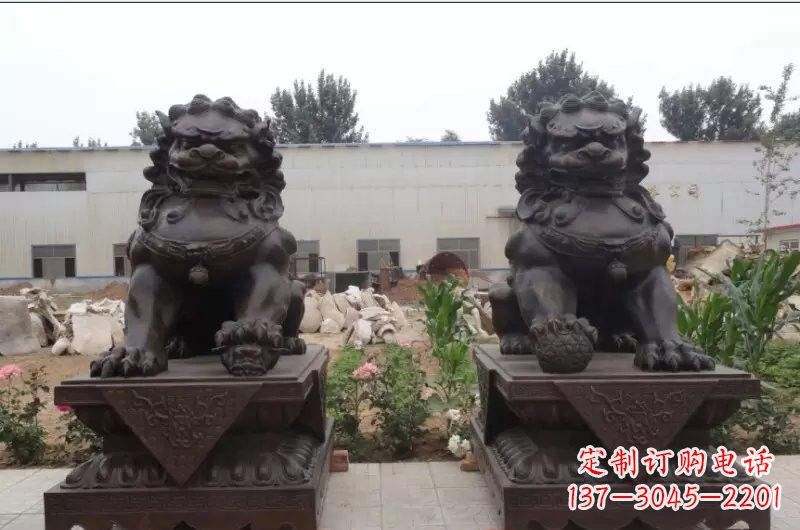 合肥精灵定制狮子铜雕塑