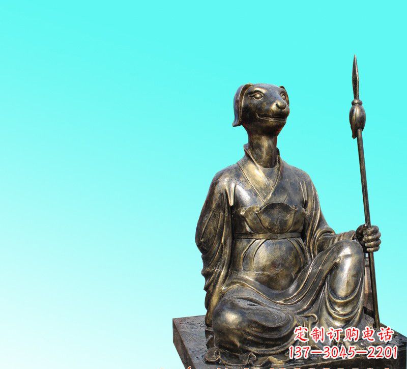 合肥精美十二生肖坐式铜雕