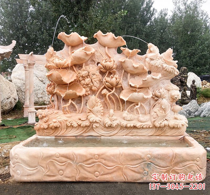 合肥汇聚自然艺术的石材喷泉雕塑
