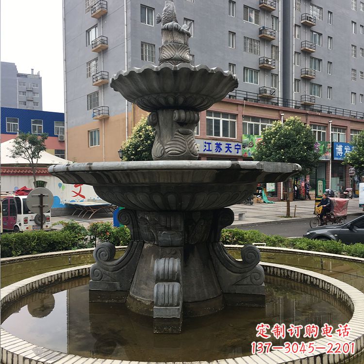 合肥石材石雕喷泉:高品质的室外装饰艺术品