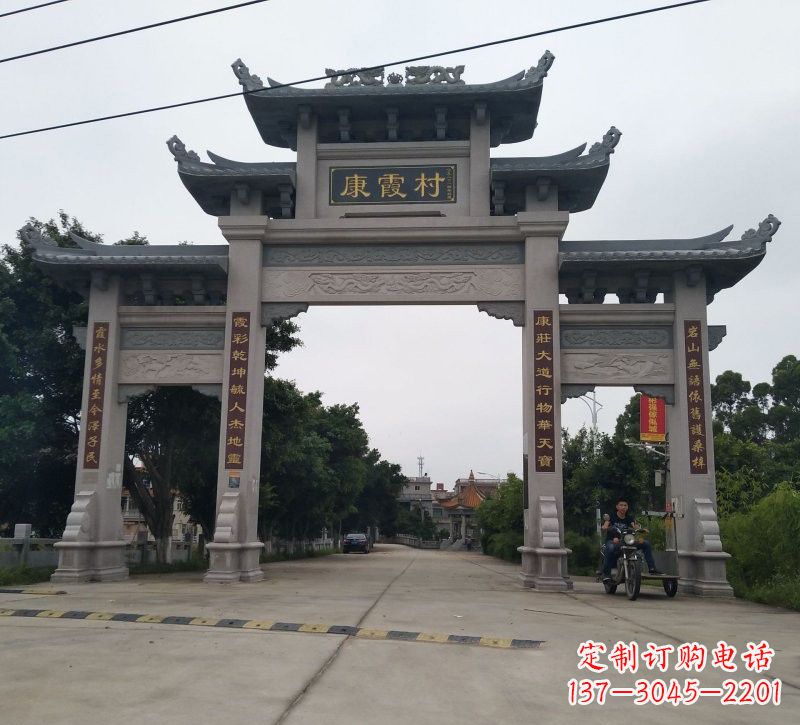 合肥石雕牌坊雕塑——让传统文化长存于时光