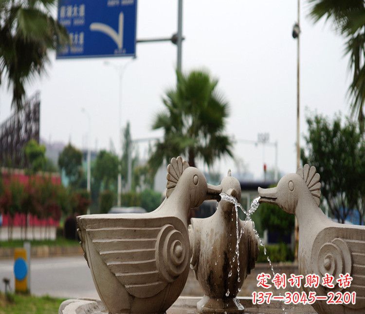 合肥高雅纯石石喷泉雕塑