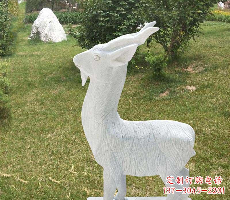 合肥中领雕塑角度石雕动物羊雕塑