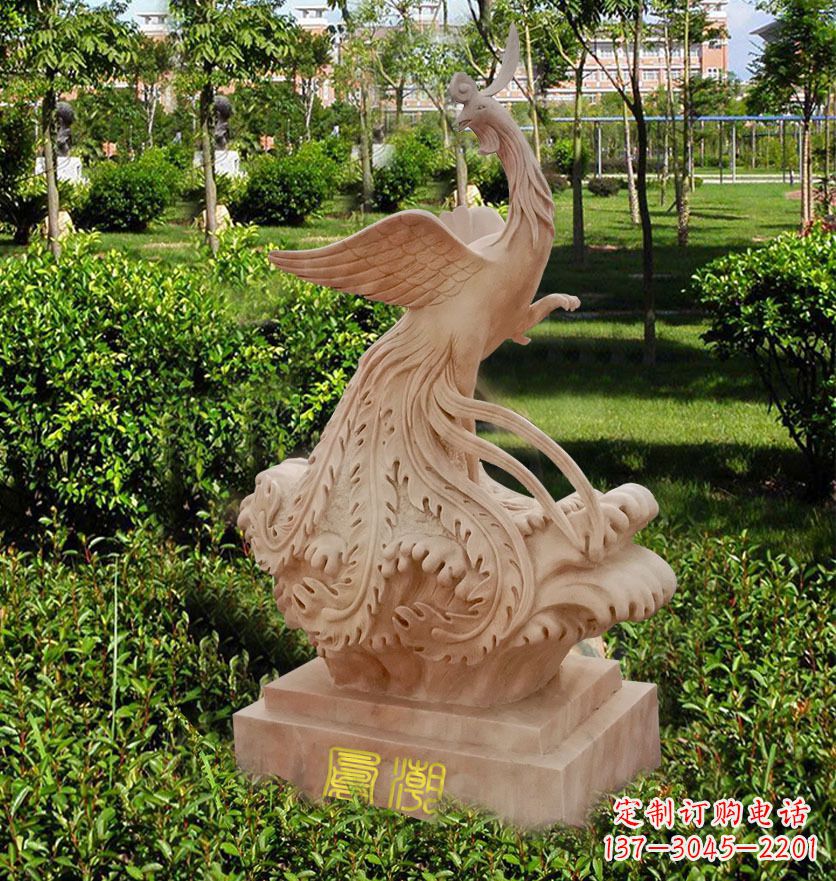 合肥雕刻凤凰传递祥瑞祝福