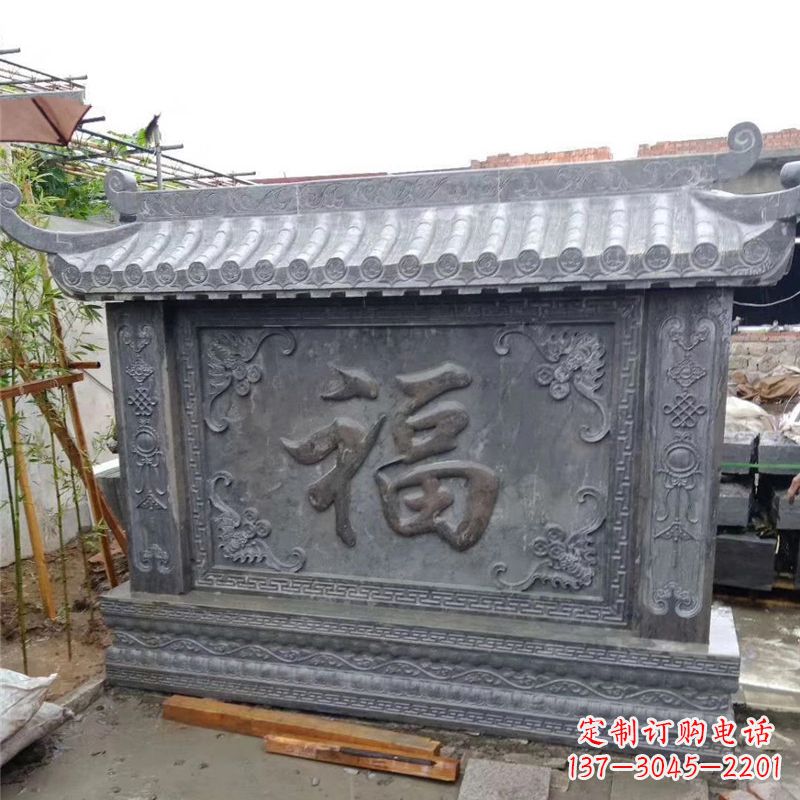 合肥中领雕塑:福字雕塑,点缀婚房庭院
