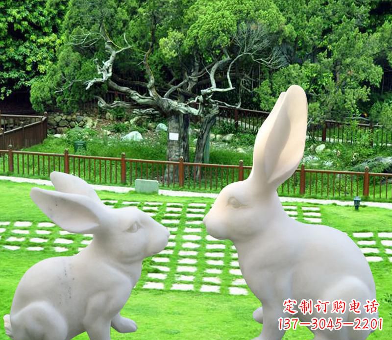 合肥中领雕塑定制独特的兔子雕塑