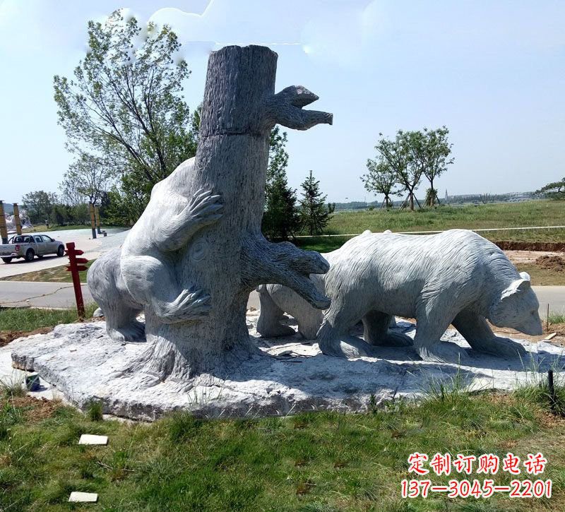 合肥欧洲风格狗熊公园雕塑