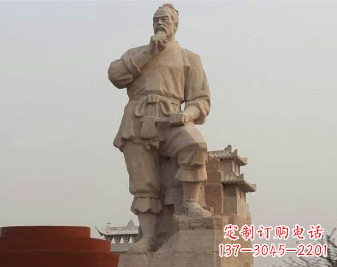 合肥重拾古代风采,中领雕塑打造高贵的鲁班雕塑
