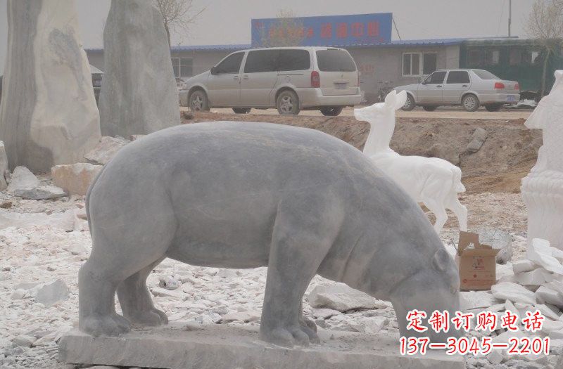 合肥石雕河马
