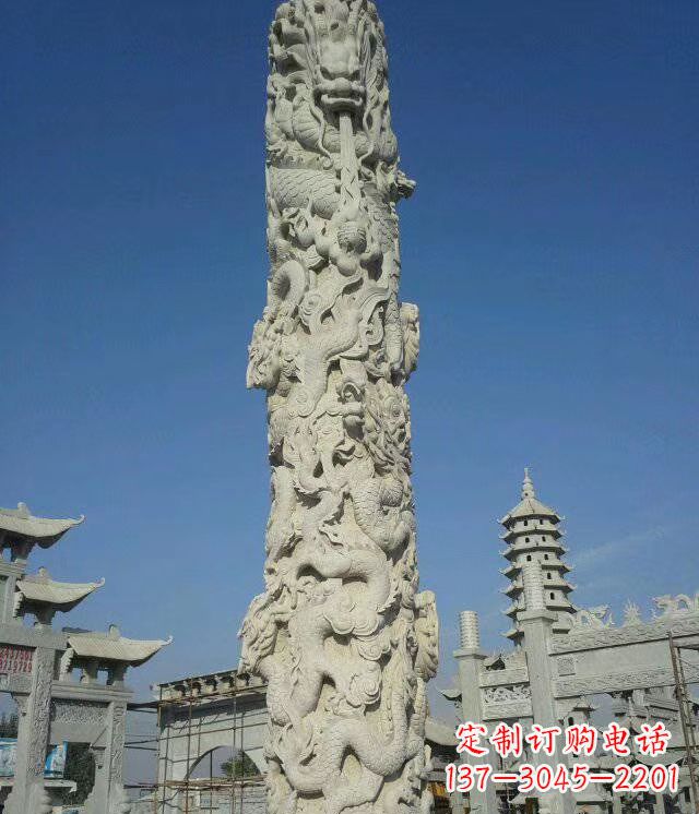 合肥精美雕塑,华表龙柱雕塑