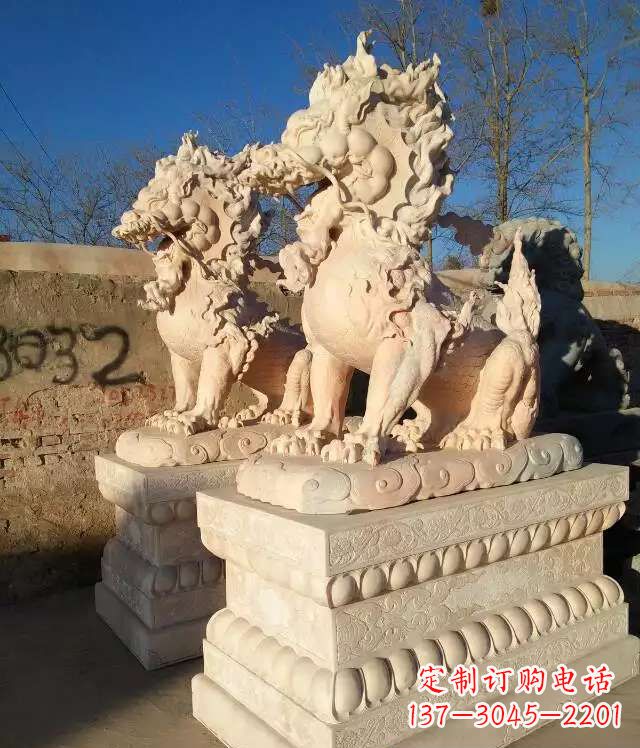 合肥完美的石雕-麒麟雕塑