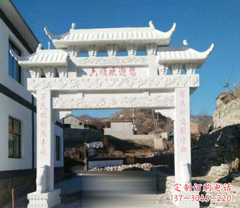 合肥牌坊雕塑:为景观增添独特灵气