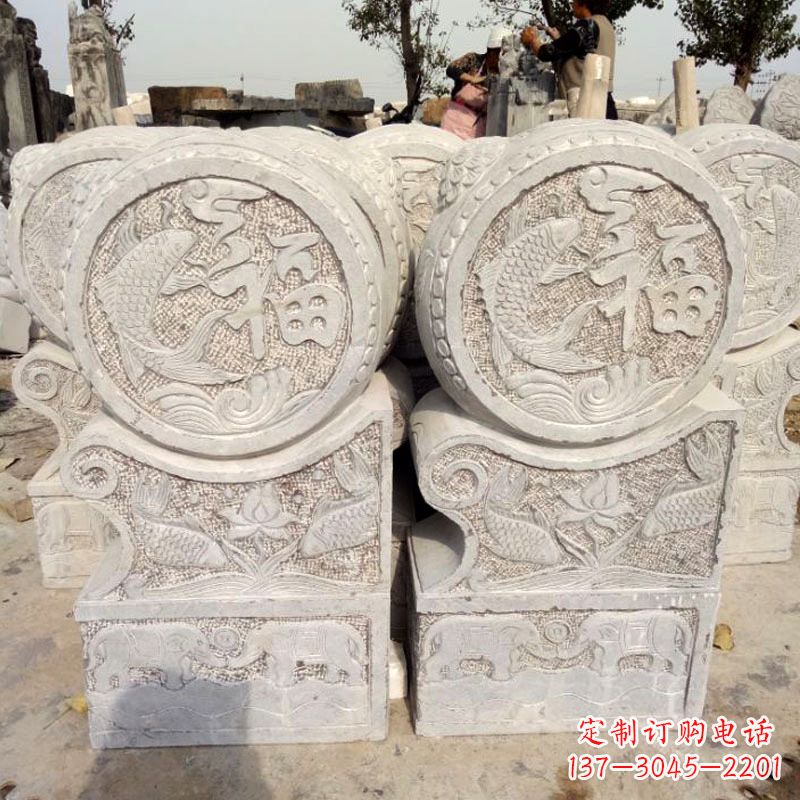 合肥精美绝伦的金蟾蜍门墩雕塑