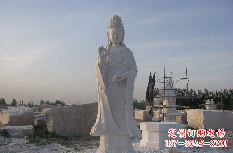 合肥现代艺术风格观音石雕塑