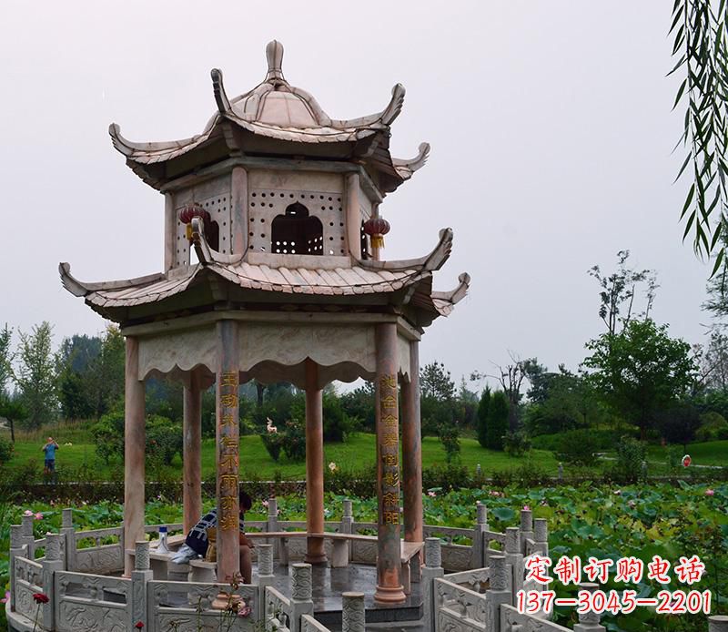 合肥装点你的空间,让石雕凉亭景观雕塑点缀你的美