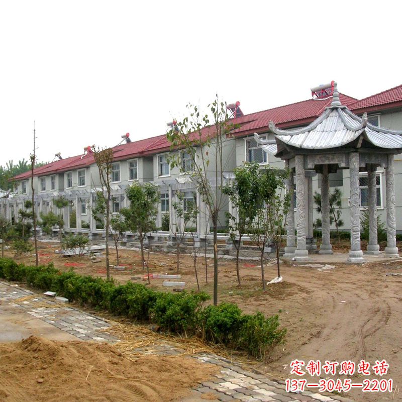 合肥中领雕塑打造精美凉亭雕塑