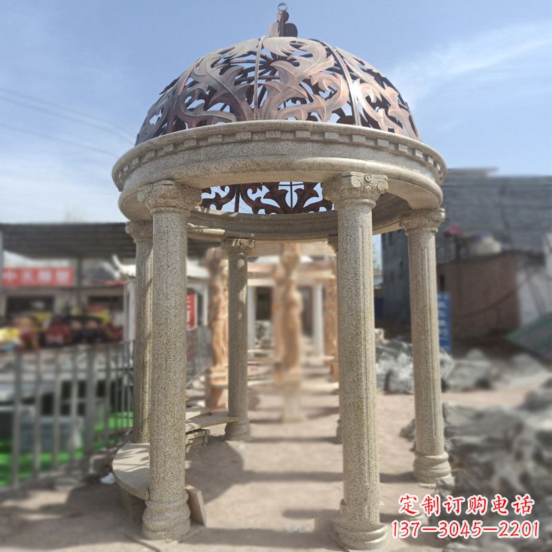 合肥中领雕塑提供精美欧式凉亭雕塑定制服务,其…