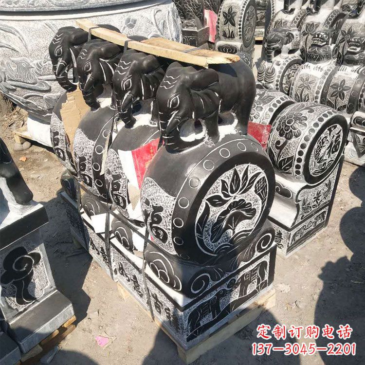 合肥艺术精品,凤凰雕塑门墩