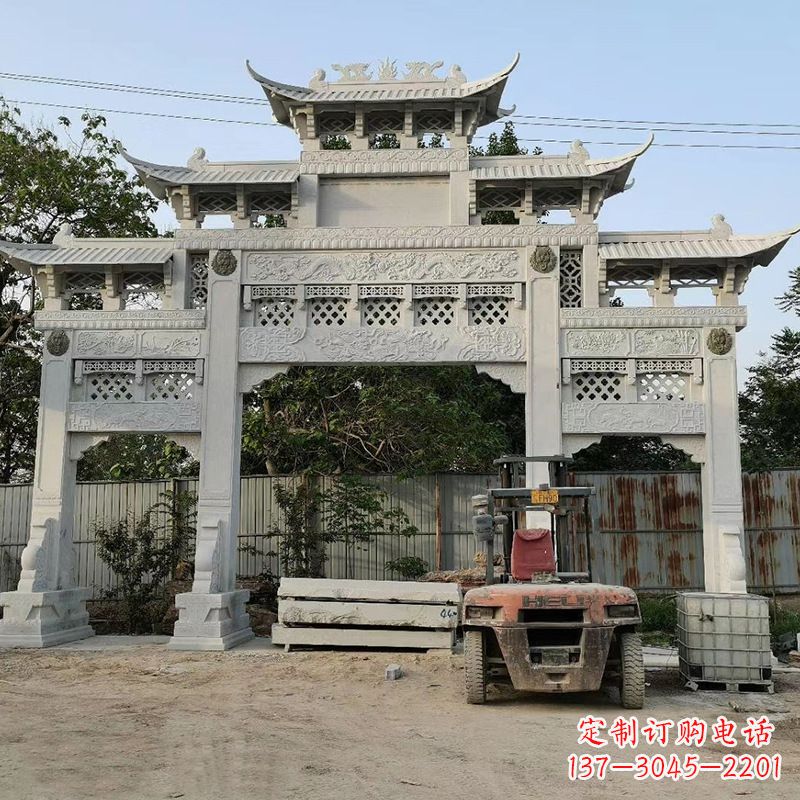 合肥石雕牌坊楼兰雕塑产品介绍: