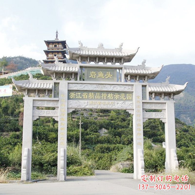 合肥石雕牌坊牌楼