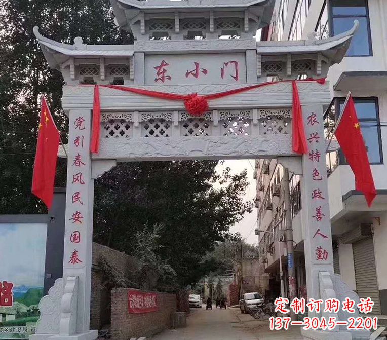 合肥精美锻铸牌楼雕塑,展现独特艺术魅力
