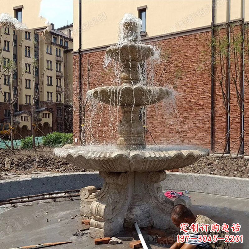 合肥中领雕塑石喷泉雕塑