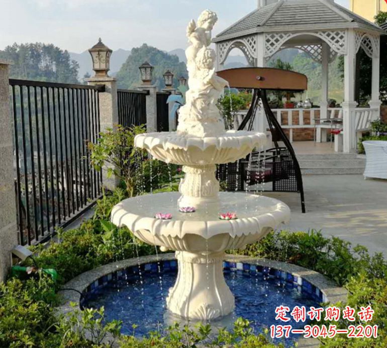 合肥石雕喷泉水池-精致定制