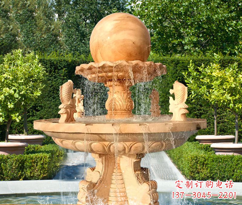 合肥引领艺术风潮,精美喷泉雕塑