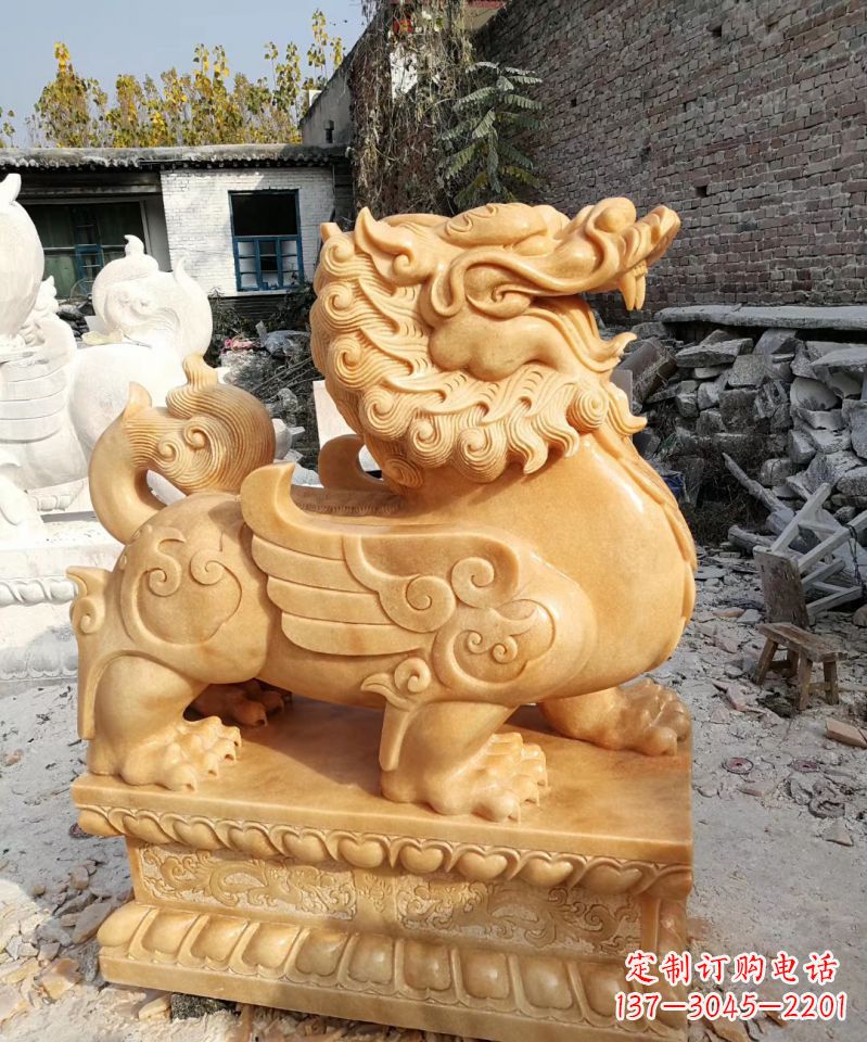 合肥石雕貔貅企业酒店门口动物雕塑