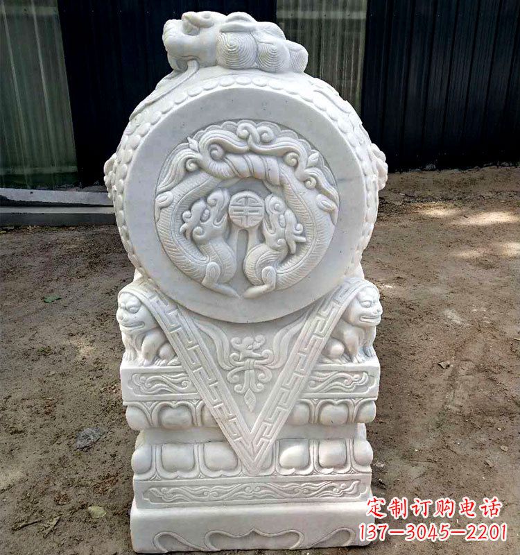 合肥精致麒麟,点亮门墩