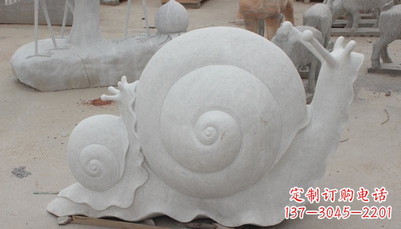合肥石雕蜗牛