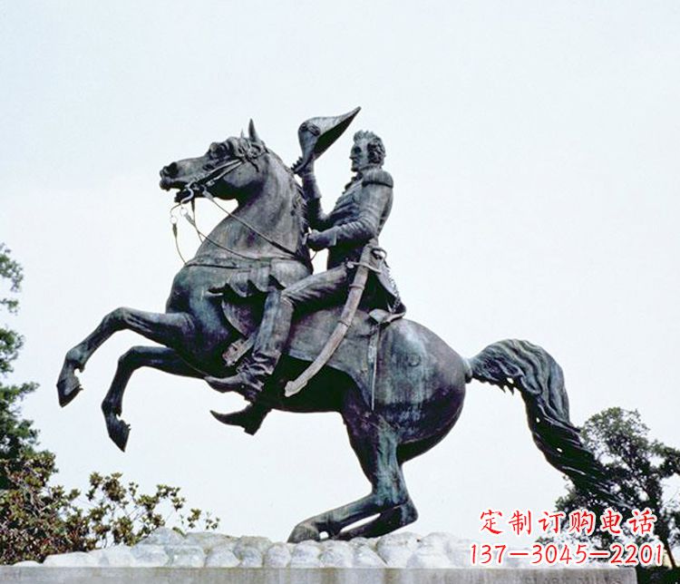 合肥石雕西方骑马人物雕塑