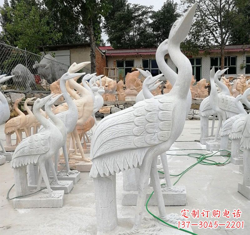 合肥石雕小仙鹤
