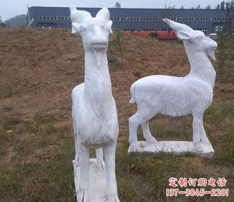 合肥石雕羊动物雕塑