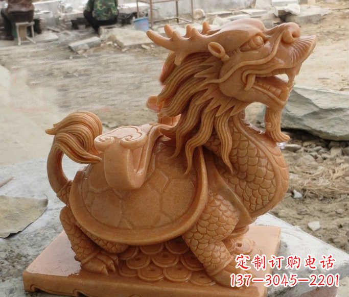 合肥石雕招财龙龟