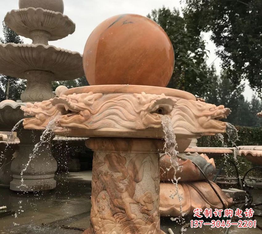 合肥石雕自然流水喷泉