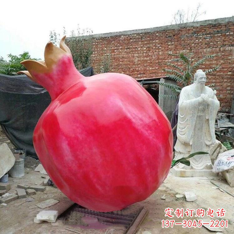 合肥石榴玻璃钢雕塑