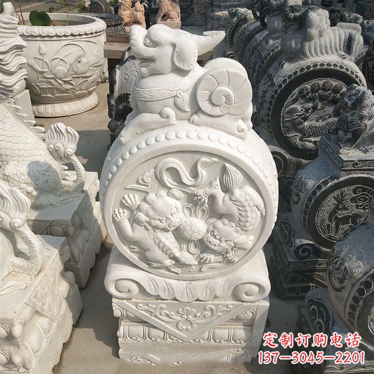 合肥石门墩石雕