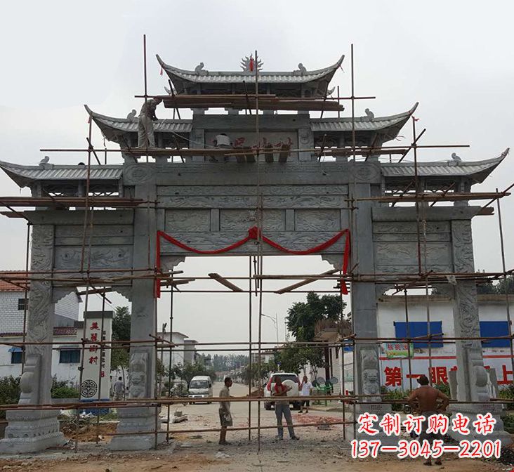 合肥石牌坊雕塑