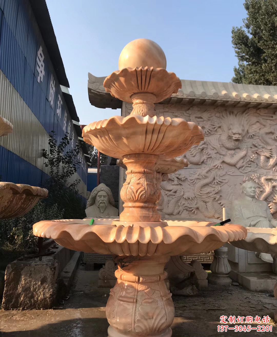 合肥水池风水球