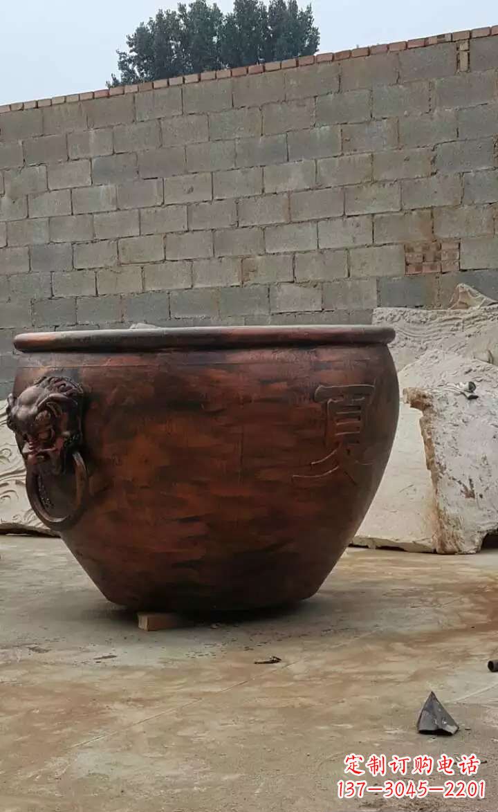 合肥水缸铜雕