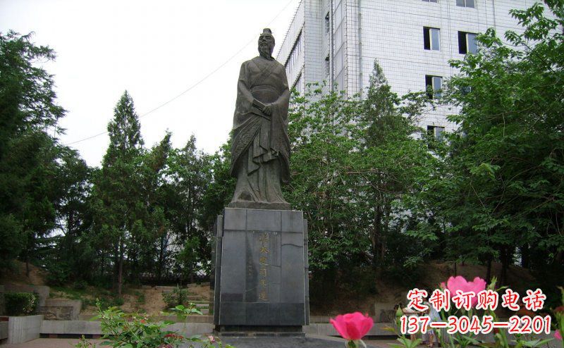 合肥司马迁古代名人铜雕