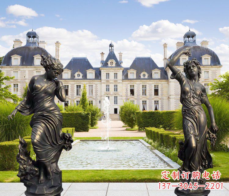 合肥四季女神别墅景观铜雕塑