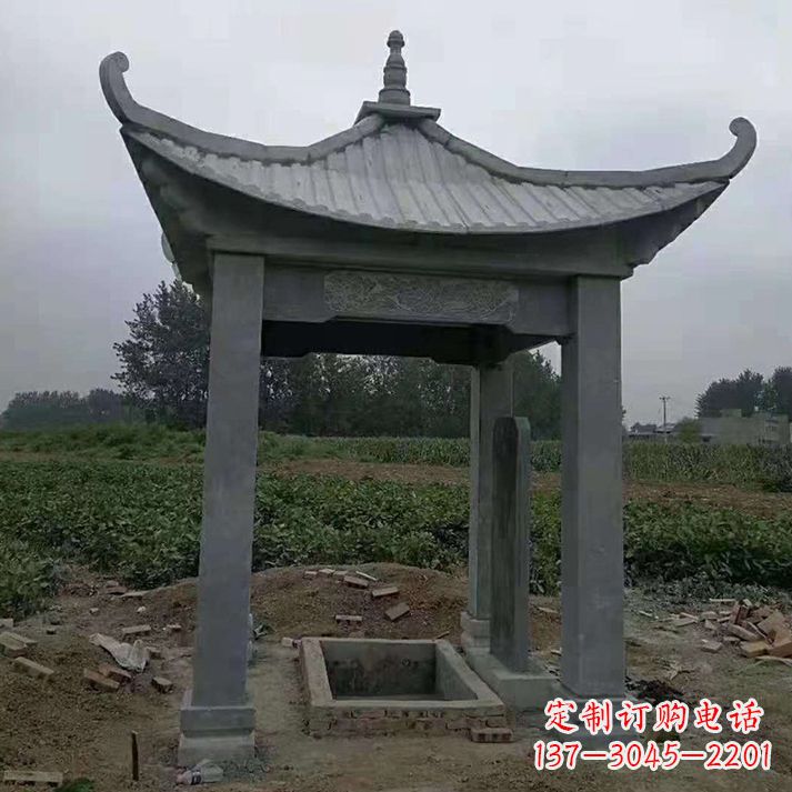 合肥四角庭院石凉亭