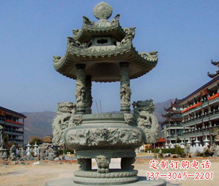合肥寺庙景观仿古石香炉