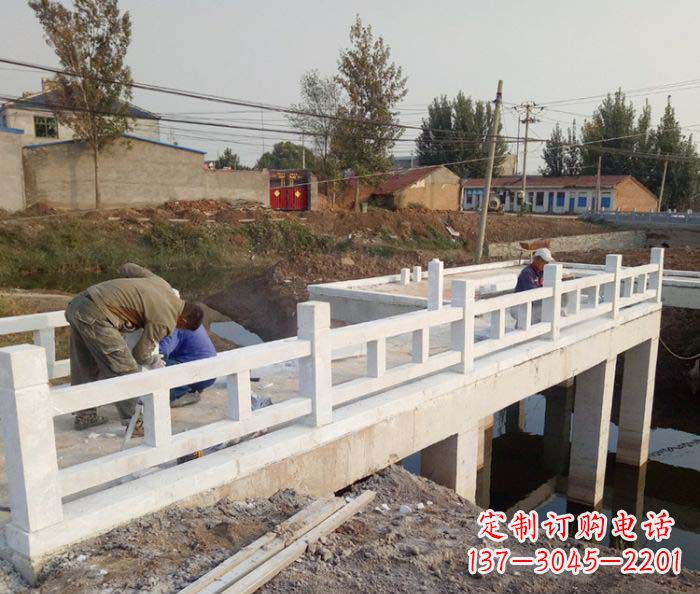 合肥寺庙景观汉白玉栏板石雕