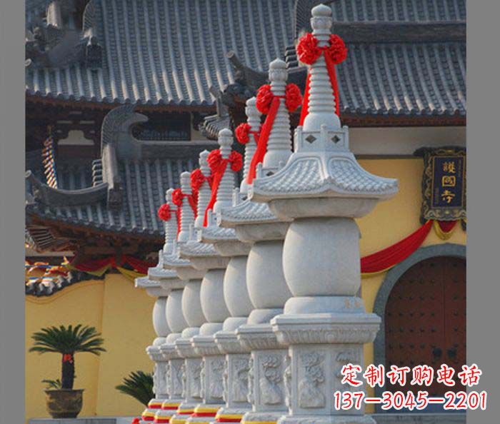 合肥寺庙景观舍利塔石雕